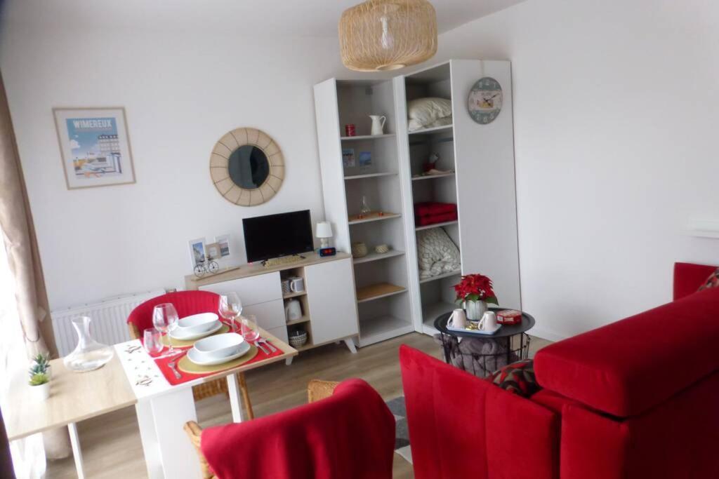 Studio Cosy Neuf Pres De La Mer,Balcon Et Parking Gratuit Wimereux Exterior foto